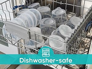 500 ml 1L 2L 3L 4L 5L Manicotto di fornitura di fabbrica imballaggio di qualità alimentare secchio rotondo bianco trasparente di plastica secchio rotondo con coperchio 2