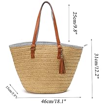 Borsa da spiaggia intrecciata a mano in rafia all'uncinetto, borsa a tracolla, borsa estiva in paglia per le vacanze, produttori di borse in paglia naturale, borsa tote in carta per donna, borse in rafia all'uncinetto alla moda e aperte per la spiaggia con personalizzazione 2