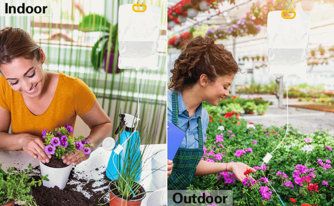 Sacchetti per l'irrigazione delle piante, sacchetti per l'acqua a goccia per interni 1.72 gal/6.5L 3