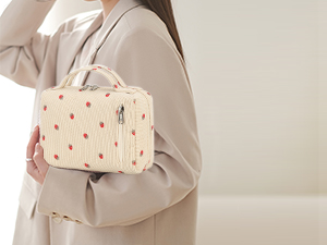 Toiletry Bag Travel Makeup Bag Portable Cosmetic Bag Organizer For Women And Girls Toiletry Bag for Girls, Travel Waterproof Hanging Toiletry Bag for Girls, Galaxy Purple 5