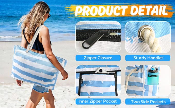 Korean Style Bag Large Capacity Canvas Bag Embroidered Letter Tote Bag Handbag Fashionable Woven Tassel Shoulder Bag 1