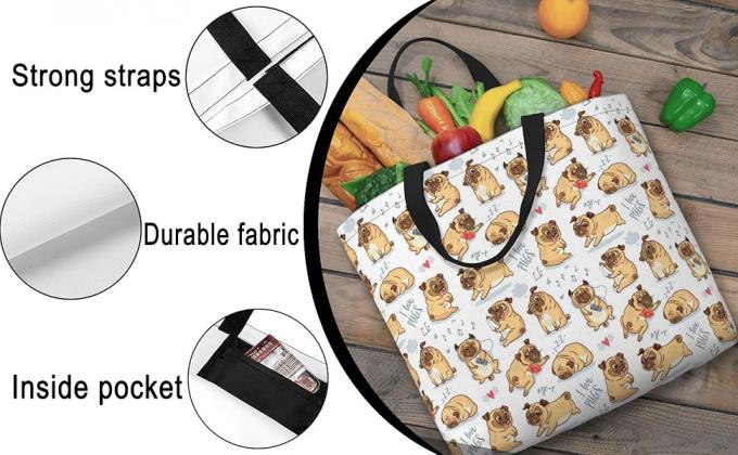 New Fashion Canvas Beach Bag Donna Borsa da spalla Borsa da spalla di grande capacità Acquisto di borsa da spalla 2