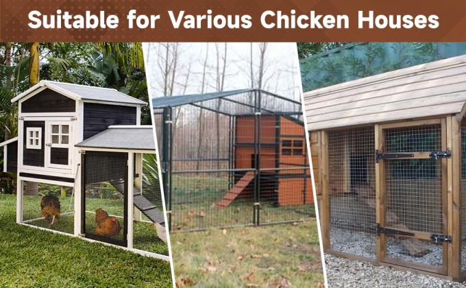 Chicken Coop Predator Proof Apron,Chicken Wire Bottom Predators Resistant,Fence Netting Barrier For Chicken Coop 5