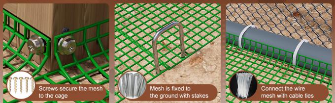 Chicken Coop Predator Proof Apron,Chicken Wire Bottom Predators Resistant,Fence Netting Barrier For Chicken Coop 4