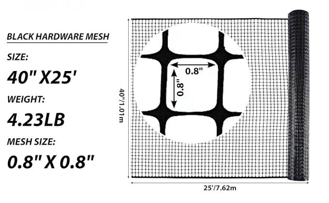 Griglia di plastica, griglia da giardino, recinzione temporanea, protezioni per alberi, rete di sicurezza per balcone, ponte, ringhiera delle scale, barriera per animali, pollame, cervi, con 50 cravatte 1