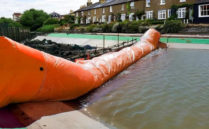 Geobag Banca Protezione dall'erosione Sludge Dewatering Dewatering Bag Geotubes Geotubes di tessuto Alta resistenza ai raggi UV Geotextiles Bag Geotube Protezione della linea costiera Controllo dell'erosione Geotubes 1