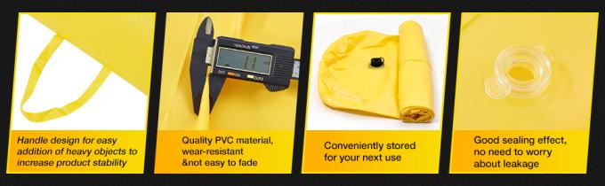 Flood Barriers For Home Reusable Flood Prevention Barriers Water Barrier For Flooding PVC Flood Bags Sandbag Alternative PVC Water Diversion Tubes With Fixed Handle (6 Ft X 20 In X 12 In) 2