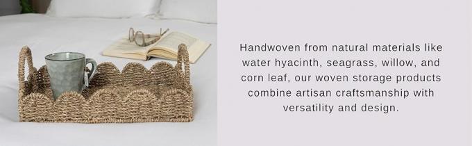 Cestino di vucca di giacinto alto con manici. Boho stile bagno naturale, marrone, contenitore di spazzatura naturale - contenitore di spazzatura di vucca con coperchio per la casa, cucina - rivestimento rimovibile, telaio in ferro 1