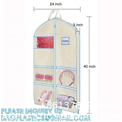 Custom Garment Bags For Children Folding Waterproof Carry On Garment Storage Bag RPET