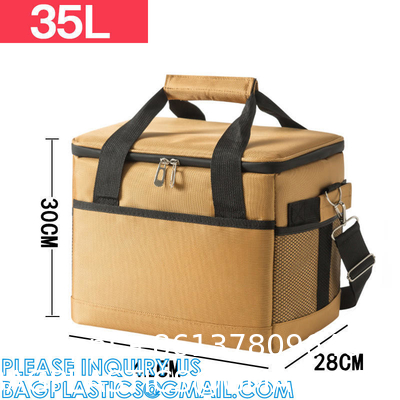 Custom Thermo Lunch Bags For Food Delivery, Bottle, Pizza Takeaway Cooler Bag, Delivery Motorcycle Lunch Bag