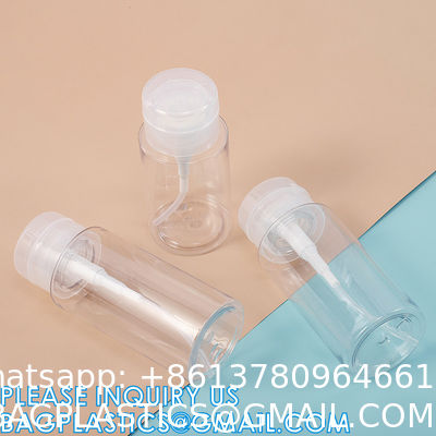 Nail Polish Remover Bottle, Pump Alcohol Dispenser, Makeup Acetone Containers, skincare packaging sets