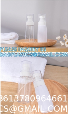 Trigger Spray bottle, Skincare PET Bottle Cosmetic Packaging 60ml 80ml Pump Empty Spray Bottle Pump Bottle