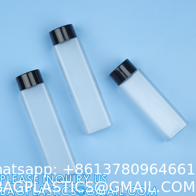 Squeeze Bottles With Flip Cap, Refillable Plastic Travel Bottles For Creams, Lotion, Shampoo, Conditioner