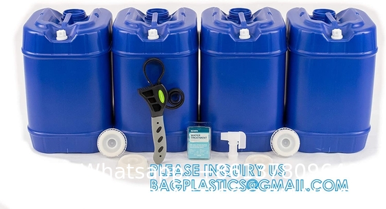 Survival Supply, Stackable Water Storage Containers, Emergency Water Storage, Camping, Disaster Preparedness