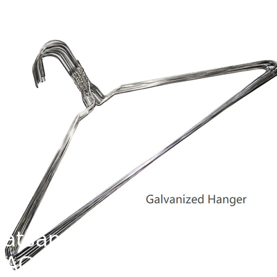 Laundry Hanger, Metal Wire Hanger Disposable Galvanized Coat Hanger White Hanger Used For Clothes Manufacturer