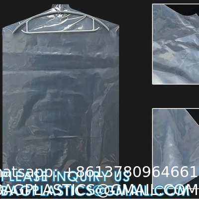 Compostable Dry Cleaning Perforated Clear biodegradable Garment/Laundry/Clothing Bags On Roll, Apparel Covers