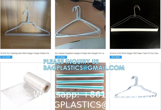 Compostable Dry Cleaning Perforated Clear biodegradable Garment/Laundry/Clothing Bags On Roll, Apparel Covers