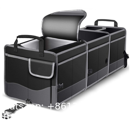 Trunk Organizer Foldable Car Storage Boxes Car Storage Bag, Organizer Multi-Compartment Collapsible Trunk storage