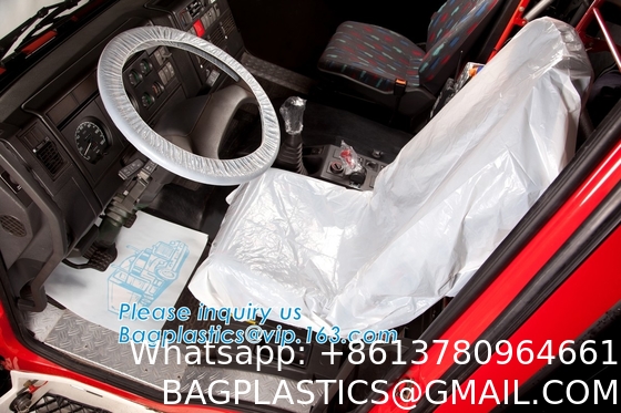 Disposable Seat Covers, Car Universal Plastic Seat Covers for Airplane Seats, Salon Chairs, Restaurant Seats