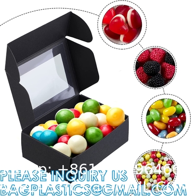 Rectangle Drawer Kraft Boxes Small Cardboard Present Packaging Boxes For Party Favor Treats, Candy And Jewelry Crafts
