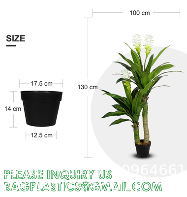 Artificial Agave Plant Potted Plants, Artificial Plant Perfect for Home Office Indoor Decoration