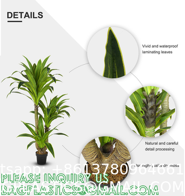 Artificial Agave Plant Potted Plants, Artificial Plant Perfect for Home Office Indoor Decoration