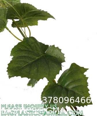 Artificial Greenery Chain Grapes Vines Leaves Foliage Simulation Fruits for Home Room Garden Wedding Garland Outside