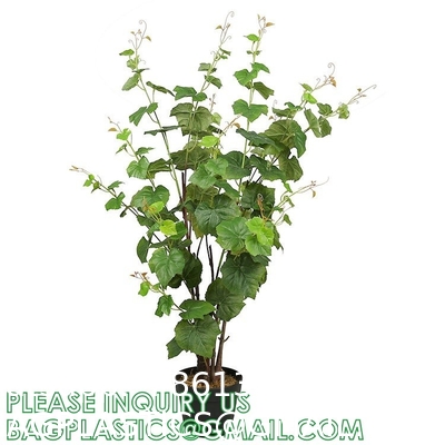 Artificial Greenery Chain Grapes Vines Leaves Foliage Simulation Fruits for Home Room Garden Wedding Garland Outside