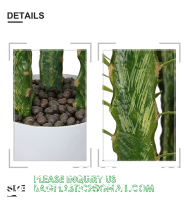 Artificial Cactus Fake Big Cactus 36 Inch Faux Cacti Plants For Home Garden Office Store Decoration