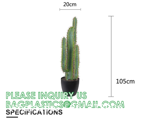 Artificial Succulent Plants - Realistic Artificial Flowering Cactus, Fake Succulent Plant Decor for Home Office