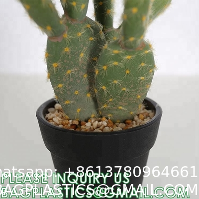 Pear Cactus Artificial Cactus Fake Big Cacti Pick Tall Faux Bunny Ear Plants for Home Garden Office Store Decor