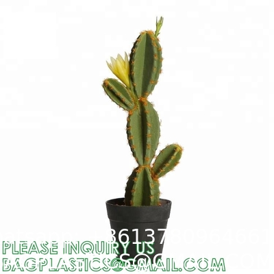 Pear Cactus Artificial Cactus Fake Big Cacti Pick Tall Faux Bunny Ear Plants for Home Garden Office Store Decor