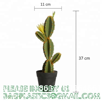 Pear Cactus Artificial Cactus Fake Big Cacti Pick Tall Faux Bunny Ear Plants for Home Garden Office Store Decor