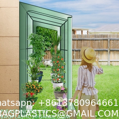Winter Mini Home Flower Plant Outdoor Sloping Top Waterproof Backyard Walking Plastic Garden Greenhouse Walk In