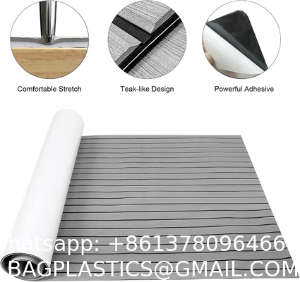 Flooring EVA Foam Decking Sheet, Faux Teak Decking Mat for Boat Yacht Marine Floor Carpet/Swimming Pool Flooring