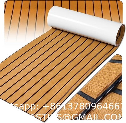 Flooring EVA Foam Decking Sheet, Faux Teak Decking Mat for Boat Yacht Marine Floor Carpet/Swimming Pool Flooring
