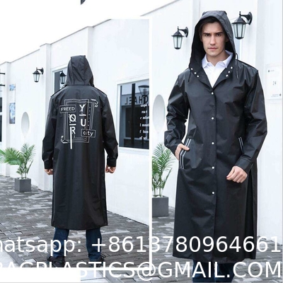 Long Raincoat, Men Rainwear, Motorcycle Riding Recycle Non-disposable Durable Rain Gear Ponchos Raincoats, thick suit