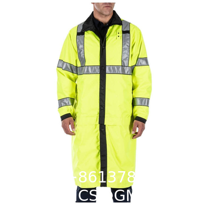 Long Raincoat, Men Rainwear, Motorcycle Riding Recycle Non-disposable Durable Rain Gear Ponchos Raincoats, thick suit