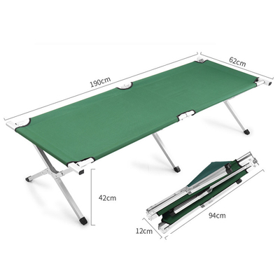 Folding Camping Cot with Storage Bag for Adults, Portable and Lightweight Sleeping Bed for Outdoor Traveling, Hiking