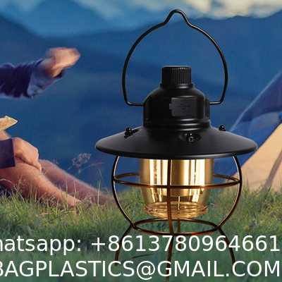 Camping Light Bulb, Iron Abs Type C Rechargeable Power Supply Deluxe Tungsten Portable Led Retro Camping Lights