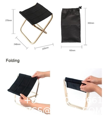 Portable Triangle Camping Fishing Chair, Tripod Stool With Backrest Fishing Camping Chair With Carry Strap