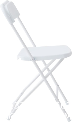 Wholesale Folding Portable Pp Plastic Metallic Frame Dinning Chair Plastic Chairs For Events