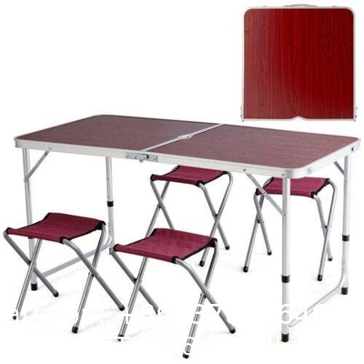 Multifunctional Frame Garden Dinning Folding Alu Camping Traveling Table Wholesale Factory Custom Logo Foldable
