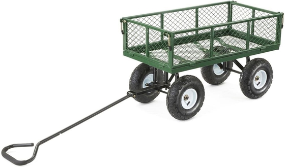 Outdoor Garden Heavy Duty Utility Portable Large Capacity Camping Collapsible Wagon Cart With All-Terrain Wheels
