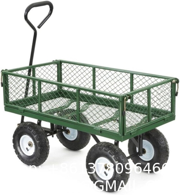 Outdoor Garden Heavy Duty Utility Portable Large Capacity Camping Collapsible Wagon Cart With All-Terrain Wheels