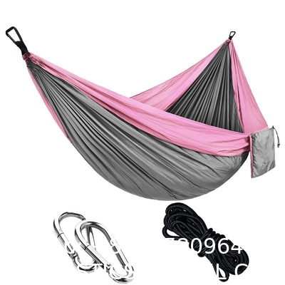 Camping Hammock with Mosquito Net, Hammocks with 13ft Tree Straps Carabiners, Automatic Quick Open Outdoor