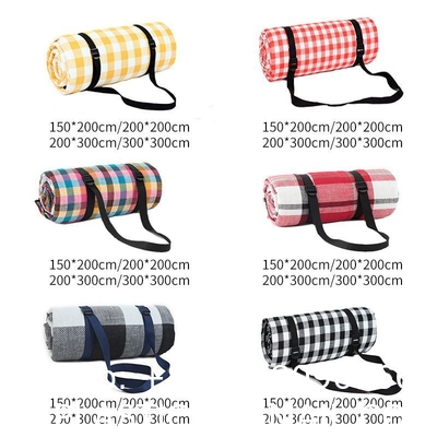 Camping Picnic Mat, Beach Blanket 78''×81'' 4-7 Adults Oversized Lightweight Waterproof Sandproof Large Picnic Mat