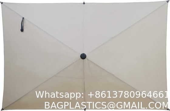 Outdoor Market Umbrella with Sand Anchor and Carrying Bag, Portable Patio and Beach Umbrella with Anchor