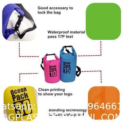 Dry Bag, Waterproof Floating Backpack 5L/10L/20L/30L/40L, Waterproof Phone Case for Kayking, Boating, Kayaking