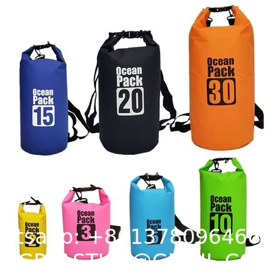 Dry Bag, Waterproof Floating Backpack 5L/10L/20L/30L/40L, Waterproof Phone Case for Kayking, Boating, Kayaking
